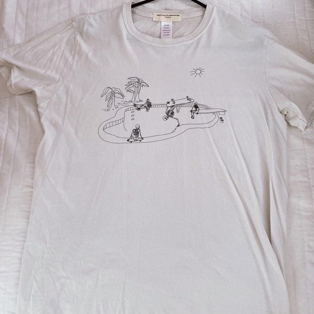 UO Project Social T Skateboard Skeletons